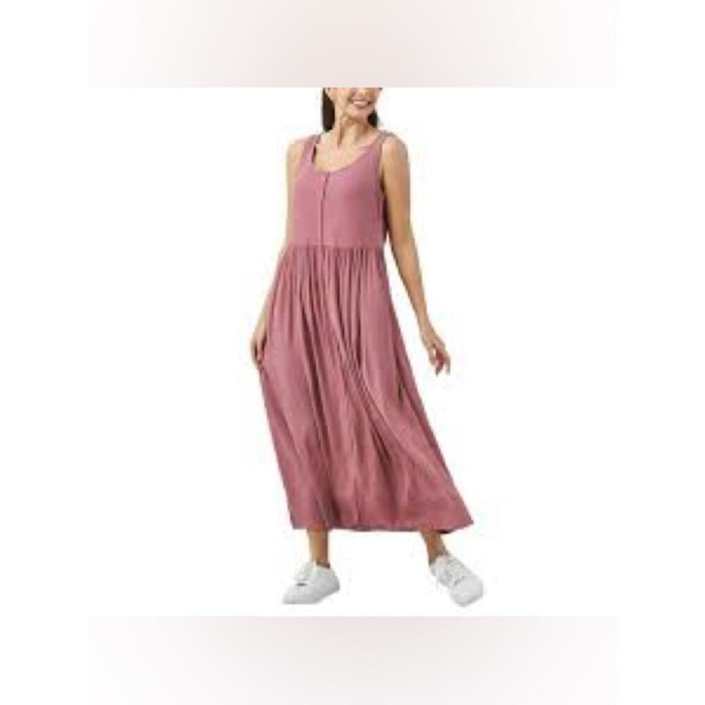 Frye Mauve Pink Sleeveless Midi Dress